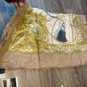 Echo Status Oversized Wool Scarf. NEW